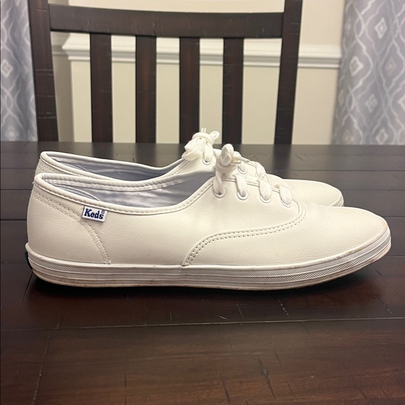 Keds Shoes Sneakers Leather Lo white Womens Size 9 - Picture 3 of 15